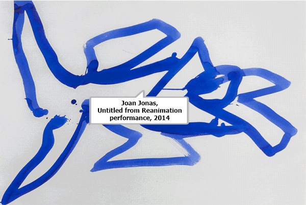 click to enlarge- double click to reduce Joan Jonas, Untitled from Reanimation performance, 2014
