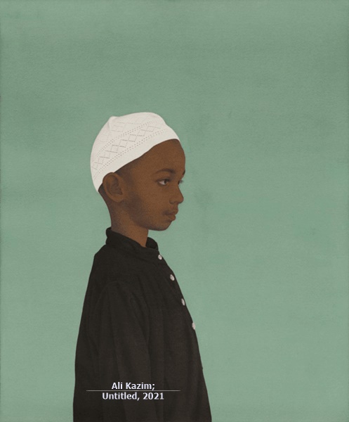 click to enlarge- double click to reduce Ali Kazim; Untitled, 2021