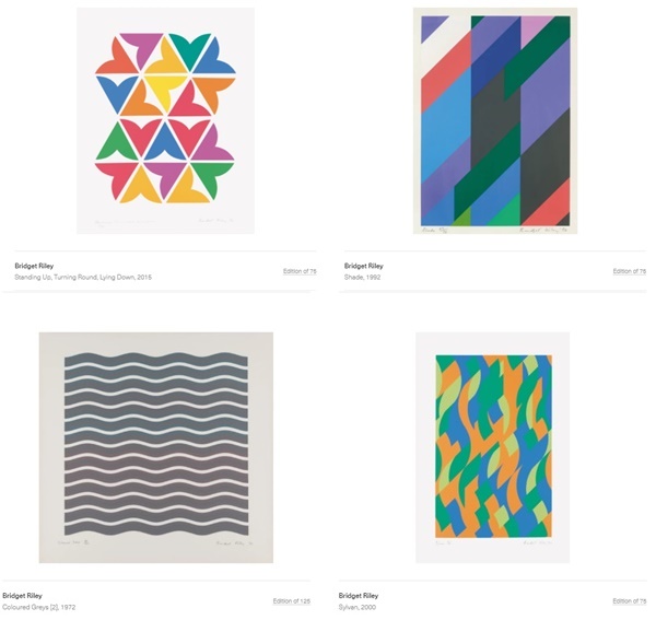Bridget Riley; Prints 1962 - 2020