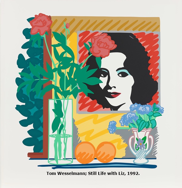 Tom Wesselmann; Still Life with Liz, 1992.