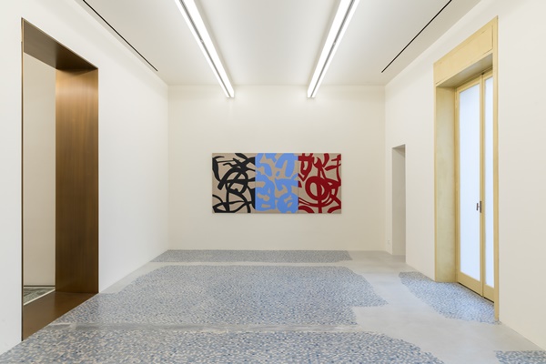 click to enlarge- double click to reduce Come prima, meglio di prima, exhibition view