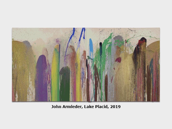 click to enlarge- double click to reduce John Armleder, Lake Placid, 2019