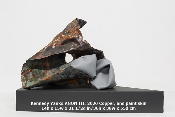 Kennedy Yanko
ANON III, 2020
Copper, and paint skin
14h x 15w x 21 1/2d in/36h x 38w x 55d cm