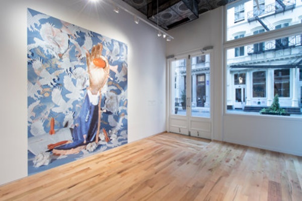 click to enlarge- double click to reduce Sheida Soleimani, Installation view.