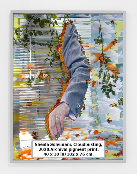click to enlarge- double click to reduce Sheida Soleimani, Cloudbusting, 2020.
Archival pigment print. 40 x 30 in/102 x 76 cm.