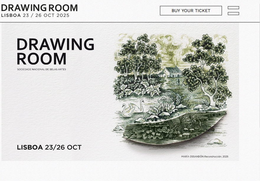 DRAWING ROOM Lisboa 2025 PORTUGAL - October 23 > 26, 2025 @drawingroomfair