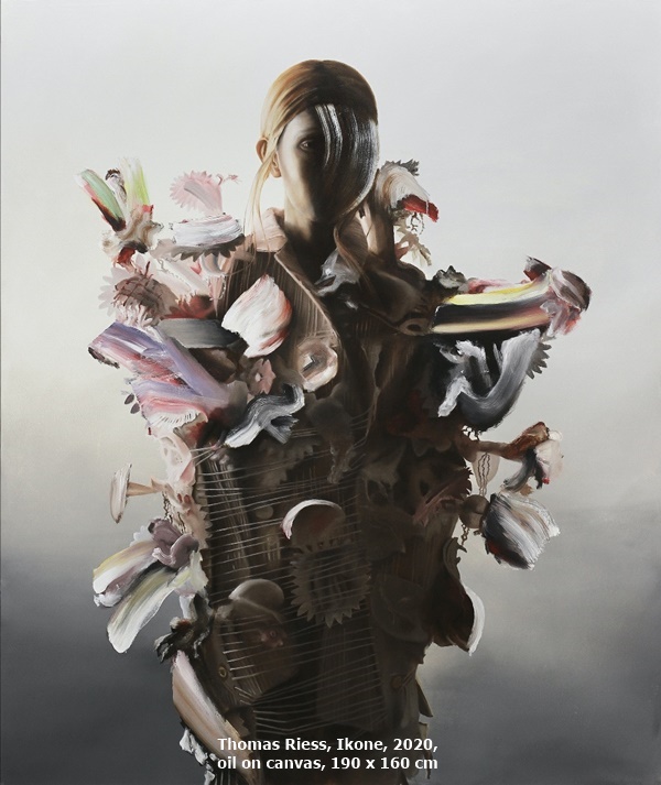 Thomas Riess, Ikone, 2020, oil on canvas, 190 x 160 cm