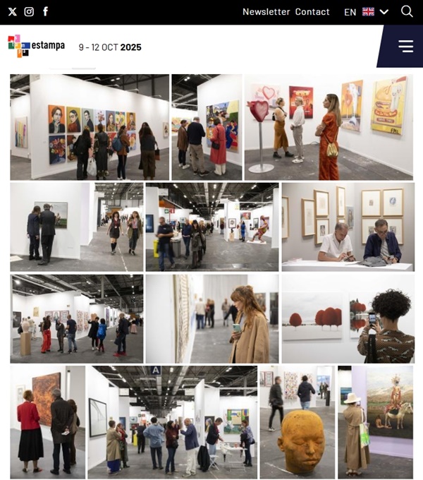 88 galleries at estampa 2025 Madrid, SPAIN - October 9 > 12, 2025 @Feriaestampa