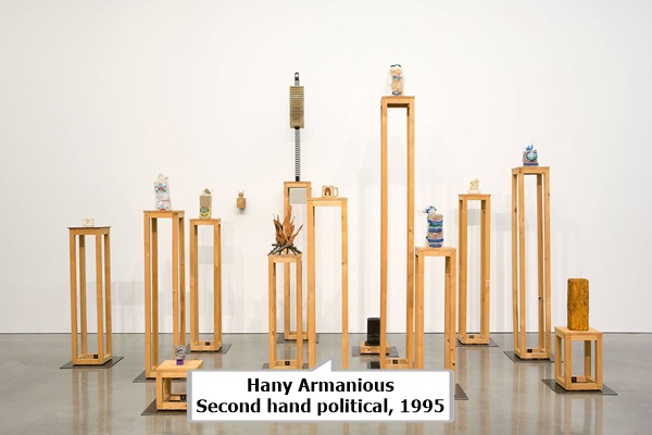click to enlarge- double click to reduce Hany Armanious
Second hand political, 1995