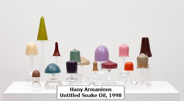 click to enlarge- double click to reduce Hany Armanious
Untitled Snake Oil, 1998