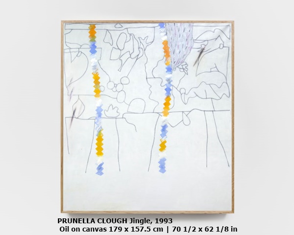 PRUNELLA CLOUGH Jingle, 1993
 Oil on canvas 179 x 157.5 cm | 70 1/2 x 62 1/8 in