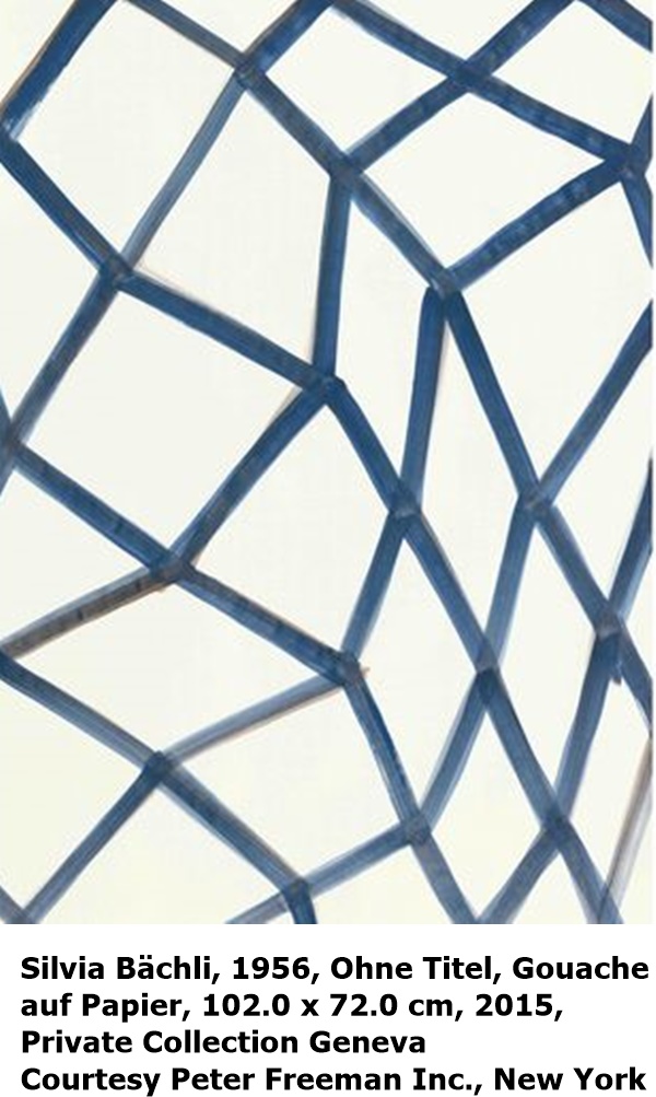 click to enlarge- double click to reduce Silvia Bächli, 1956, Ohne Titel, Gouache
auf Papier, 102.0 x 72.0 cm, 2015,
Private Collection Geneva
Courtesy Peter Freeman Inc., New York