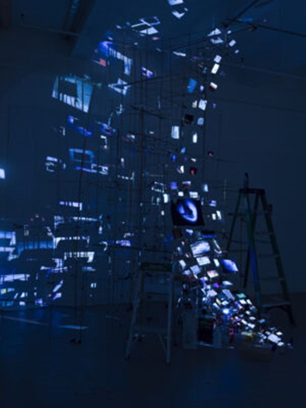 click to enlarge- double click to reduce Sarah Sze : Night into Day