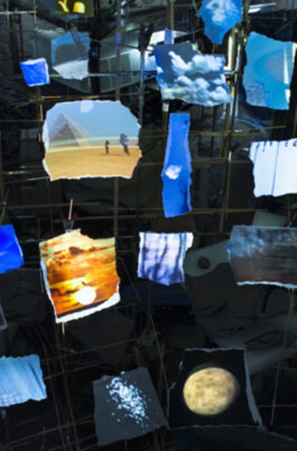 click to enlarge- double click to reduce Sarah Sze : Night into Day