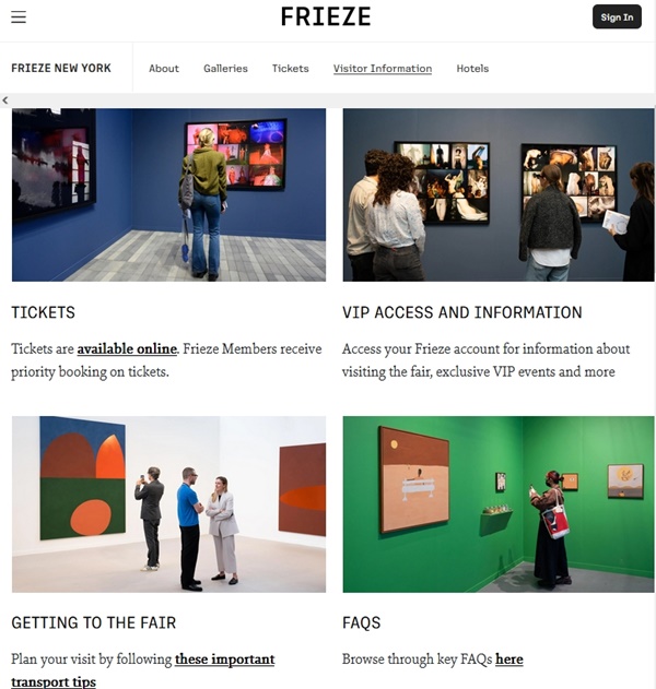 Frieze Art Fair 2026, New York U.S.A. -  May 13 > 17, 2026 @friezeofficial