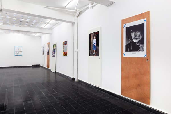 click to enlarge- double click to reduce Bernadette Corporation, Installation view