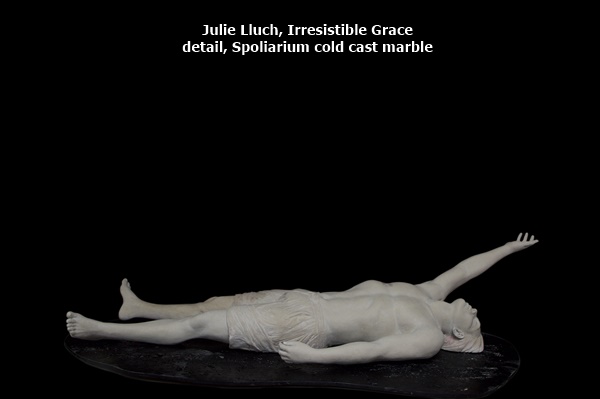 click to enlarge- double click to reduce Julie Lluch, Irresistible Grace
detail, Spoliarium cold cast marble