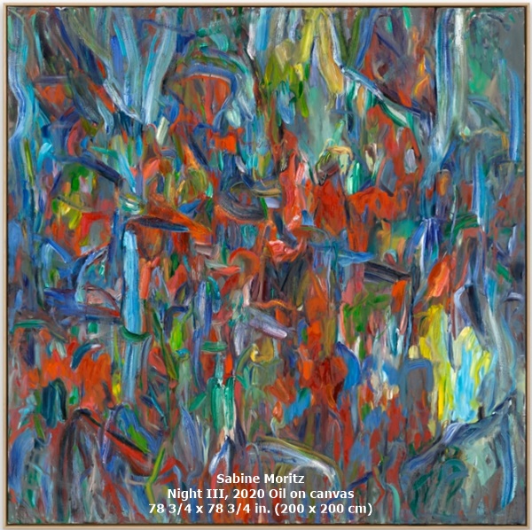 click to enlarge- double click to reduce Sabine Moritz
Night III, 2020
Oil on canvas
78 3/4 x 78 3/4 in. (200 x 200 cm)