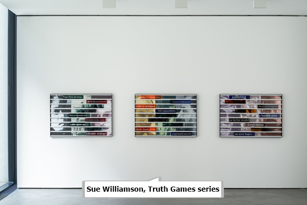 click to enlarge- double click to reduce Sue Williamson, Truth Games series.