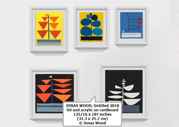 click to enlarge- double click to reduce JONAS WOOD
Untitled
2010
Oil and acrylic on cardboard
12⁵⁄₁₆ x 10⅛ inches (31.3 x 25.7 cm)
© Jonas Wood