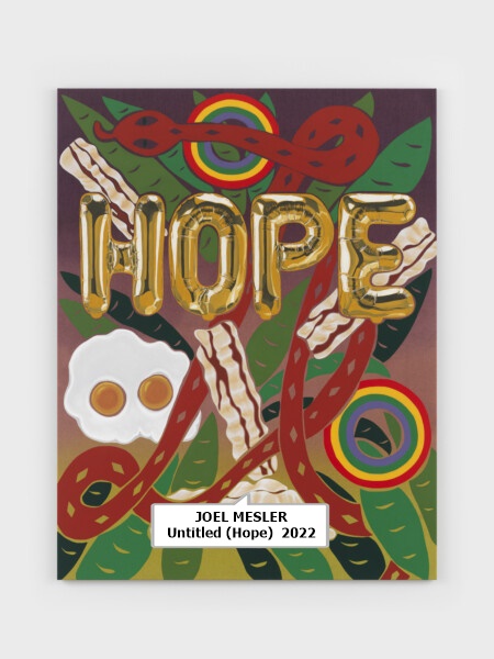 click to enlarge- double click to reduce JOEL MESLER
Untitled (Hope) 2022