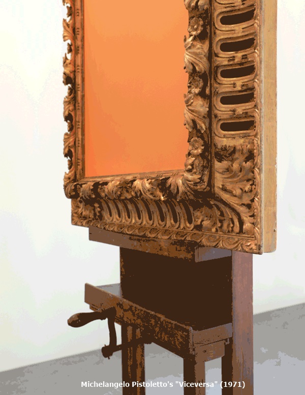 click to enlarge- double click to reduce Michelangelo Pistoletto's 'Viceversa' (1971)