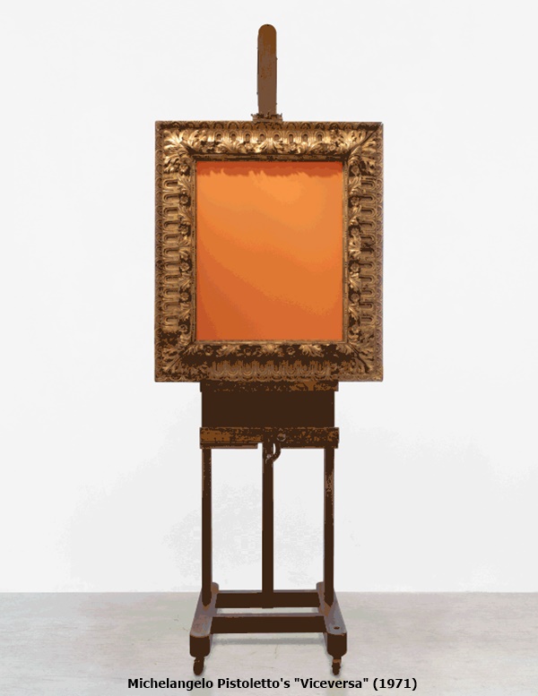 click to enlarge- double click to reduce Michelangelo Pistoletto's 'Viceversa' (1971)