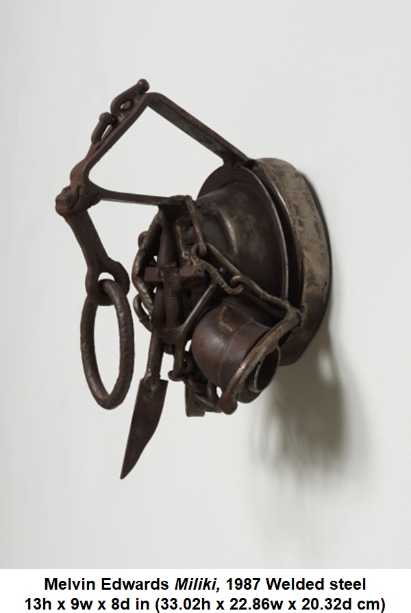 
Melvin Edwards

Miliki, 1987

Welded steel

13h x 9w x 8d in (33.02h x 22.86w x 20.32d cm)