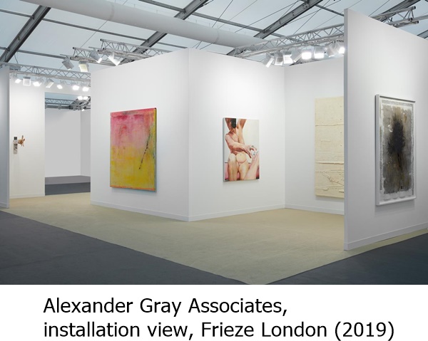 
Alexander Gray Associates, installation view, Frieze London (2019)
