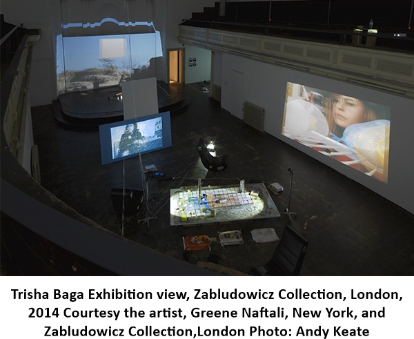Trisha Baga Exhibition view, Zabludowicz Collection, London, 2014 Courtesy the artist, Greene Naftali, New York, and Zabludowicz Collection, London Photo: Andy Keate