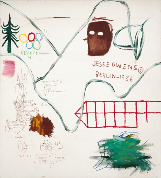 Big Snow, 1984 Courtesy Private Collection © Estate of Jean-Michel Basquiat. Licensed by Artestar, New York Acrylic and oilstick on canvas 168 x 151.5 cm / 66 1/8 x 59 5/8 in
