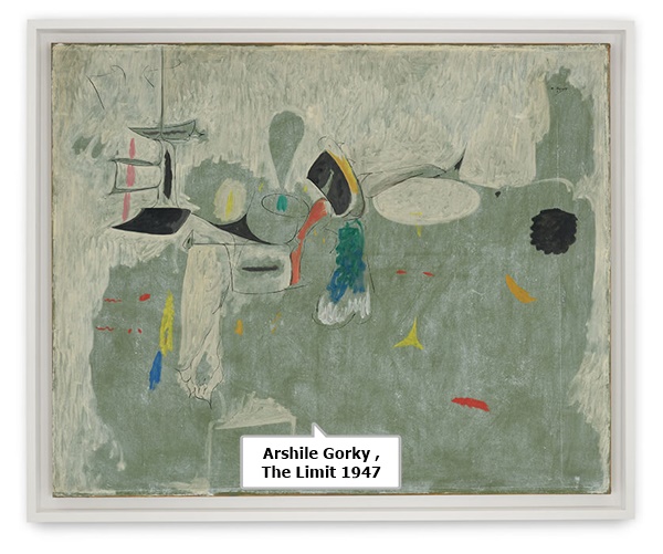 click to enlarge- double click to reduce Arshile Gorky , The Limit
1947