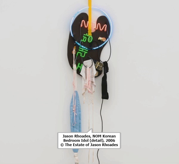 click to enlarge- double click to reduce Jason Rhoades, NOM Korean Bedroom Idol (detail), 2006 © The Estate of Jason Rhoades