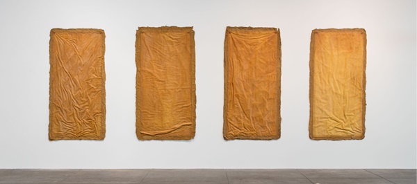 click to enlarge- double click to reduce Eva Hesse
Aught
1968
Installation view,