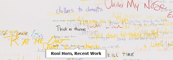 Roni Horn
Recent Work
