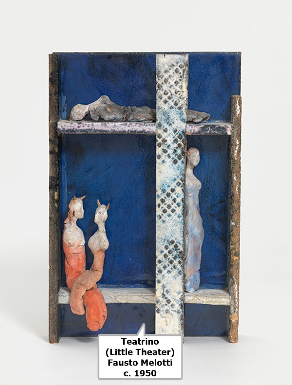 click to enlarge- double click to reduce Teatrino (Little Theater)
Fausto Melotti
c. 1950