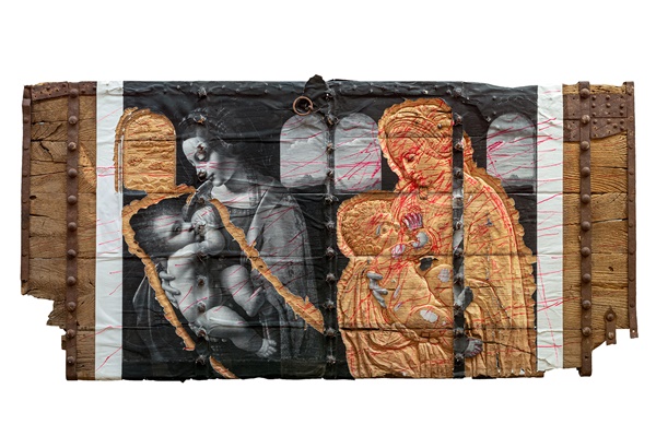 click to enlarge- double click to reduce Zhang Huan : In the Ashes of History