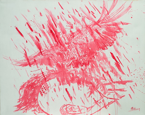 click to enlarge- double click to reduce Zhang Huan : In the Ashes of History