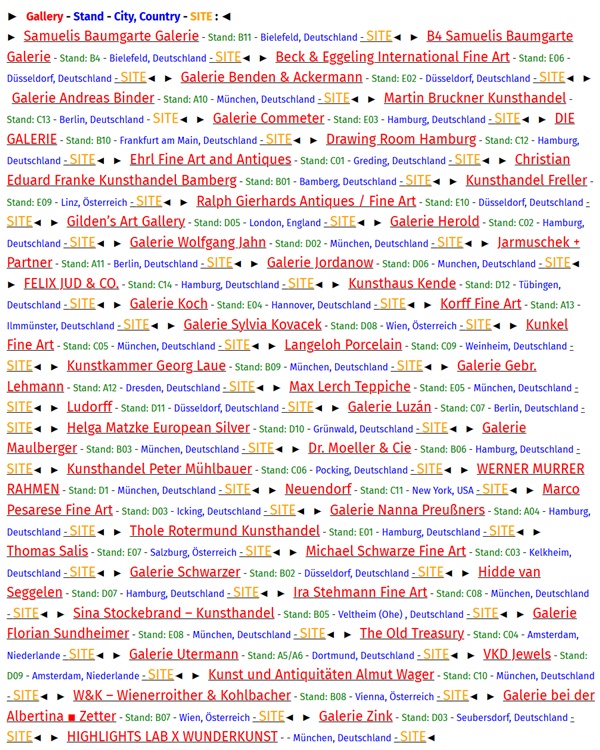 HIGHLIGHTS Internationale Kunstmesse 2025, München GERMANY - 16 > 19 October, 2025 @highlights_fair