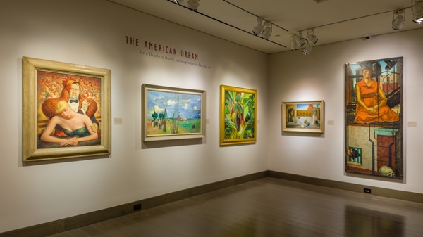 click to enlarge- double click to reduce The American Dream
Seven Decades of Reality and Imagination in American Art