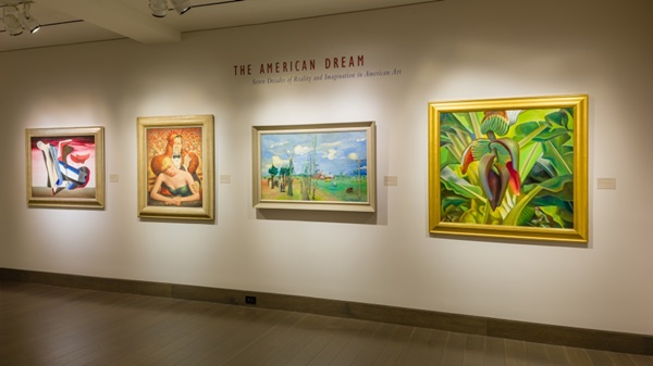 click to enlarge- double click to reduce The American Dream
Seven Decades of Reality and Imagination in American Art