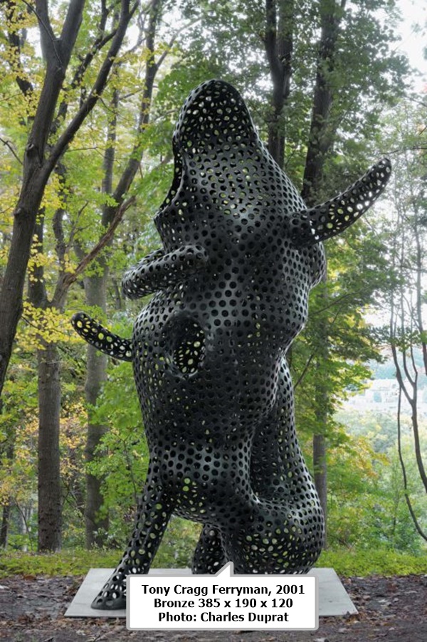 click to enlarge- double click to reduce Tony Cragg Ferryman, 2001 Bronze 385 x 190 x 120 Photo: Charles Duprat
