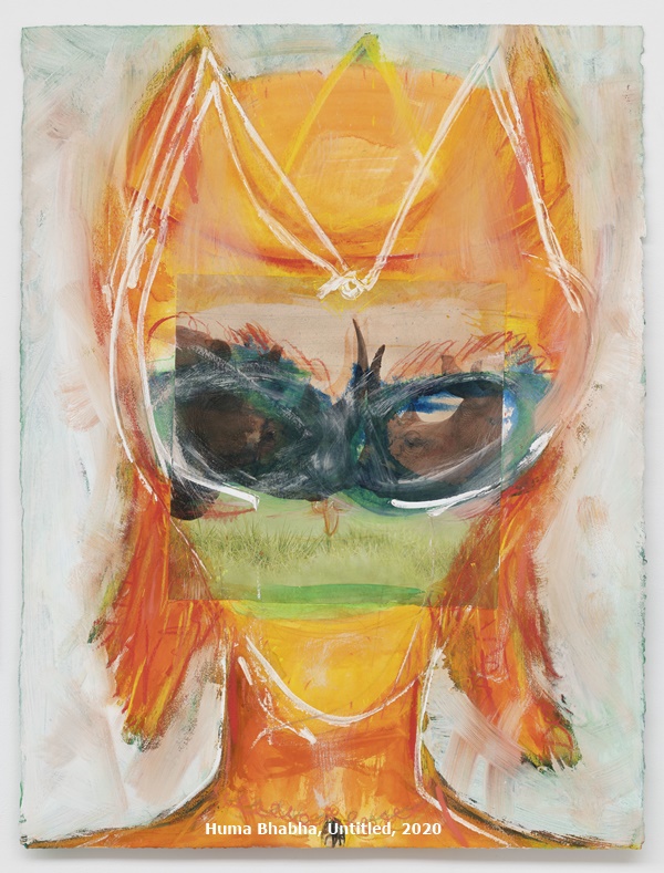 click to enlarge- double click to reduce Huma Bhabha, Untitled, 2020