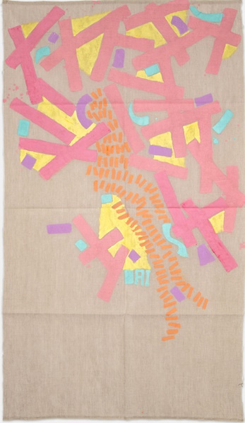 Giorgio Griffa Disordine AI, 2023