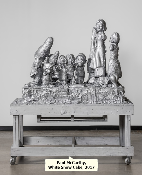 click to enlarge- double click to reduce Paul McCarthy, White Snow Cake, 2017