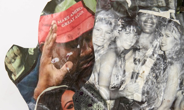 click to enlarge- double click to reduce Kandis Williams : A field, work detail, 2020