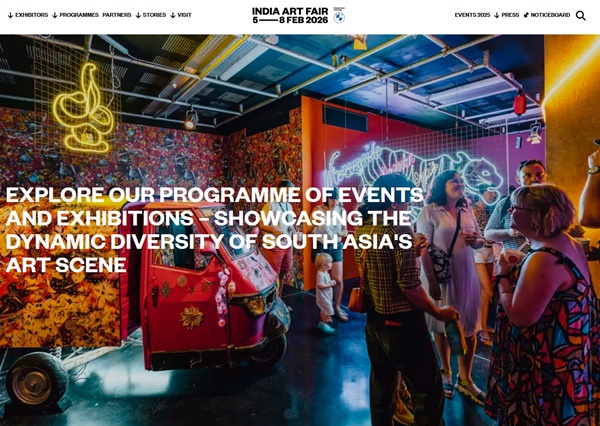 India Art Fair 2026, New Delhi, INDIA - February 5 > 8, 2026 @India_ArtFair