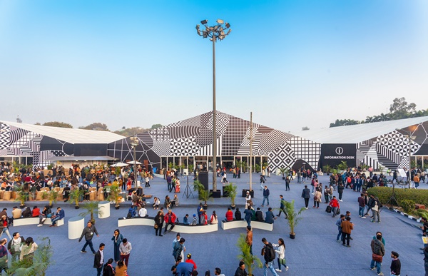 click to enlarge- double click to reduce 100 galleries at India Art Fair 2024, New Delhi, INDIA - February 1 > 4, 2024 @India_ArtFair