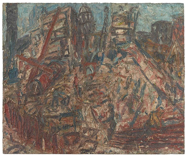 click to enlarge- double click to reduce Leon Kossoff
A Life in Painting