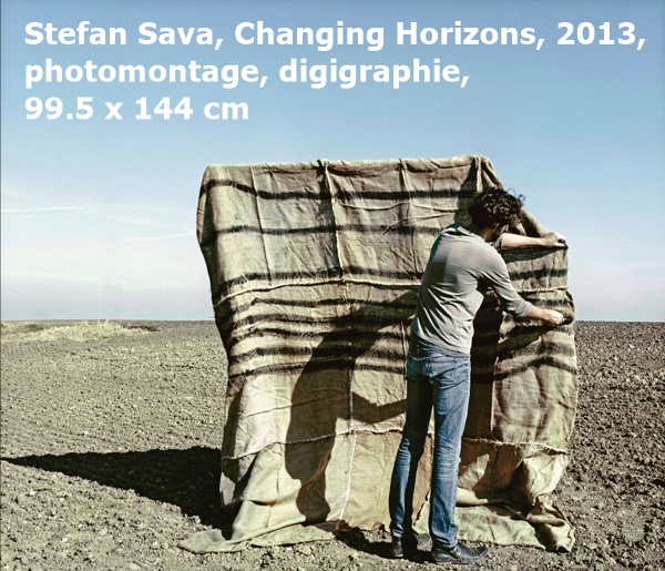 Ștefan Sava, Changing Horizons, 2013, photomontage, digigraphie, 99.5 x 144 cm